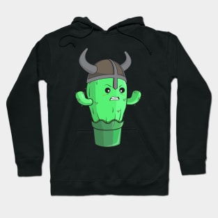 Angry cactus Viking Hoodie